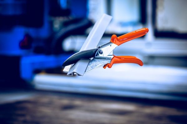 Löwe 3.304/HÜ Gehrungsschere mit Hebelübersetzung mit 45° Anschlägen