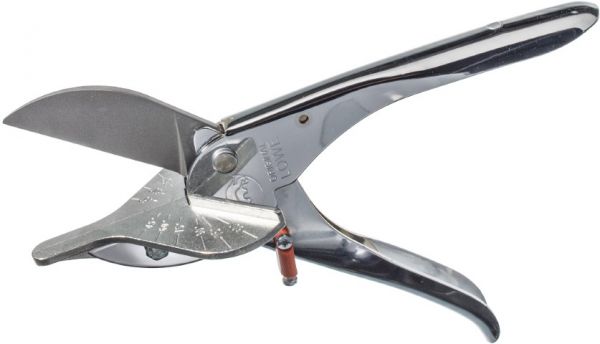 Löwe 3.101 Gehrungsschere ohne Kunststoffgriffe 45° Anschläge