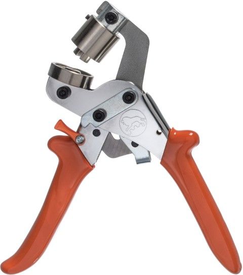 Löwe 3.904/11 Handösenpresse für selbstschneidende Ösen