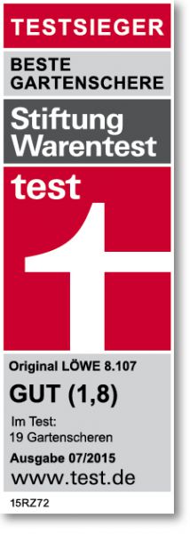 Löwe 8.107 Amboss-Schere mit gebogener Klinge